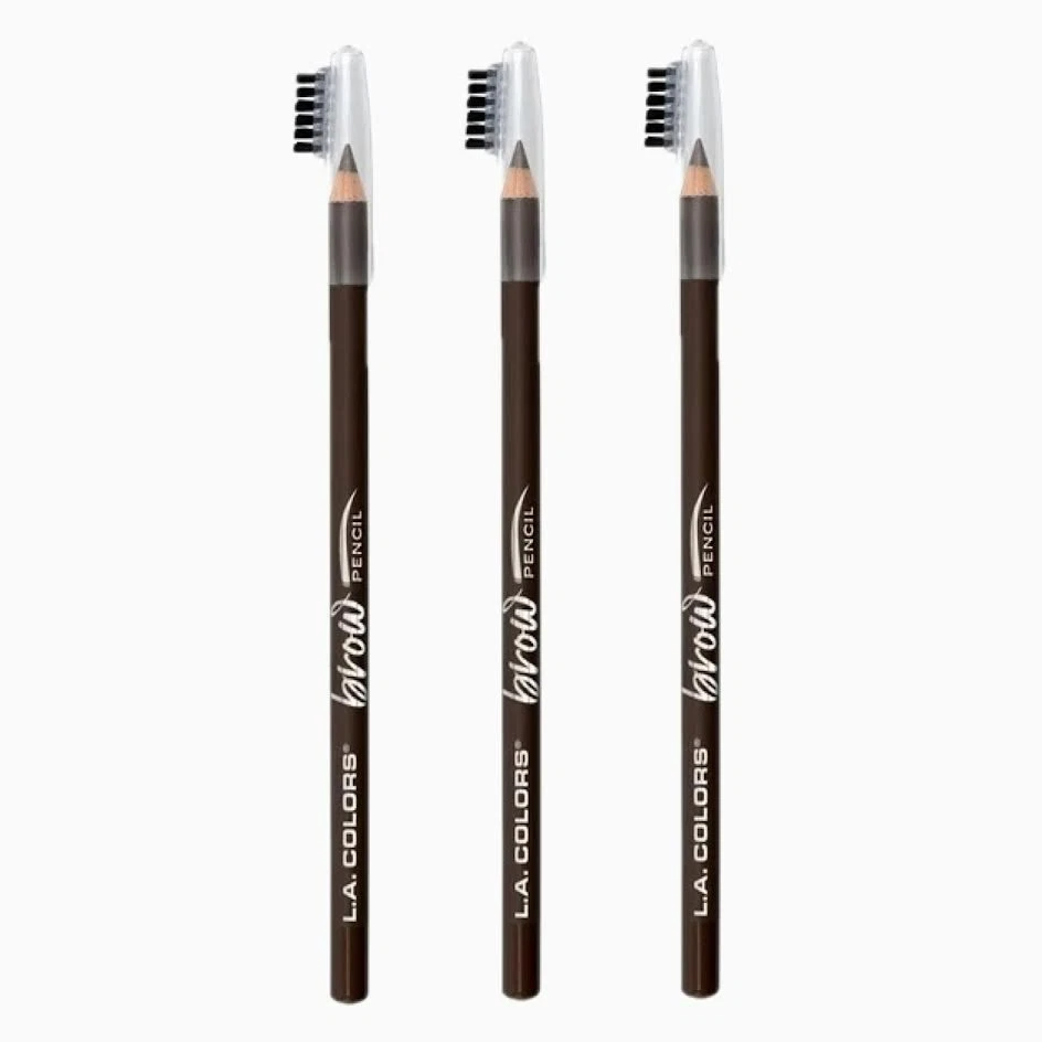 洛杉矶 COLORS On Point Brow 铅笔带帽,栗色,0.06 液量盎司 - 3PK — 第 1/1 张图片