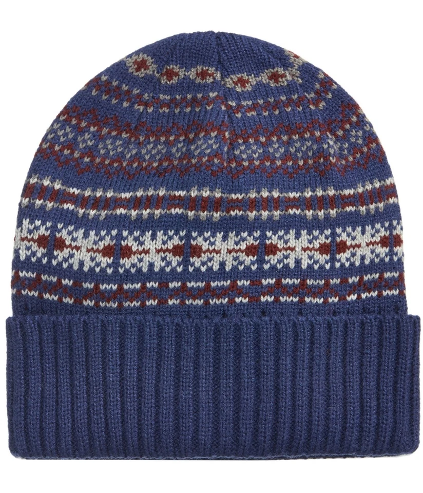 Gorro tejido Isla Club Room para hombre, azul, talla única Foto 1 de 1