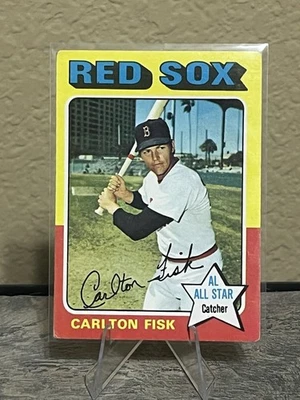 1975 Topps Baseball Carlton Fisk #80 EX Card - Image 1 of 2