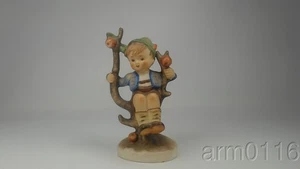 HUMMEL GOEBEL APPLE TREE BOY PORCELAIN FIGURINE WEST GERMANY TMK 2  4.25 TALL - Picture 1 of 7