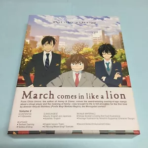 March Comes in Like a Lion Volume 2 Two Blu-Ray Box Set Aniplex English Anime - Imagen 1 de 17