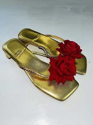 Jeffrey Campbell Primrose En Dorado Metálico Talla 7.5 Foto 1 de 4