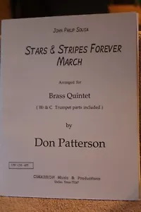 Quintetto in ottone: stelle e strisce per sempre arr. Patterson - Prezzo Pub 18€ - NUOVO - Foto 1 di 3