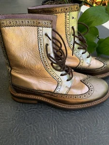 Women's LEATHER BOOTS- Made In PORTUGAL - Foto 1 di 12