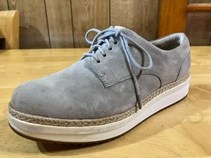 Womens CLARKS Artisan Teadale Rhea Grey Suede Lace-Up Casual Shoes - UK 6.5 D - Picture 1 of 8