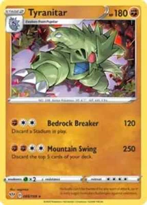 Tyranitar 088/189 Holo Rare Darkness Ablaze Pokemon TCG Card - Picture 1 of 1