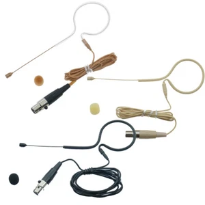 Ear Hanging Headset Microphone For Shure ULX SLX QLX mini 4Pin 3 Color Option - Picture 1 of 10