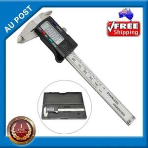 100/150/200mm Digital Electronic Vernier Caliper Stainless LCD Gauge Case Box AU - Picture 1 of 14