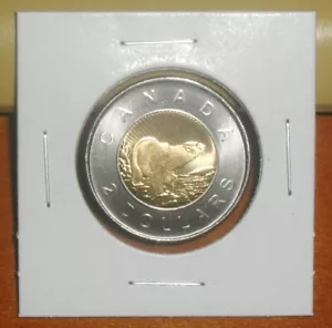 Canada 2006 BU Toonie Two Dollar Churchill 1 Year Type Double Date on top - Picture 1 of 3