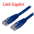 Câble patch réseau Ethernet Gigabit LAN Ethernet 1,5 pieds Cat6 RJ45 24AWG 550 MHz - Bleu