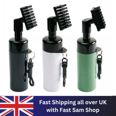Golf Club Cleaning Brush Groove Cleaner Washer Tool Automatic Water Brush Kit - Image 1 of 4