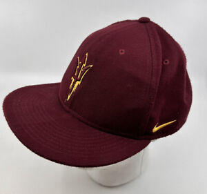Nike True DRI-FIT AZ State Sundevils Hat- Maroon/Orange - Snapback