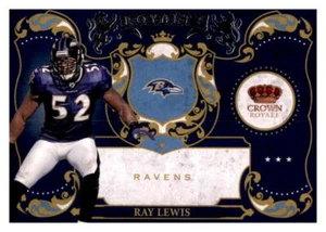 2010 Preferred Crown Royale Ray Lewis NFL Insert Set Break Ravens #13 - Picture 1 of 2