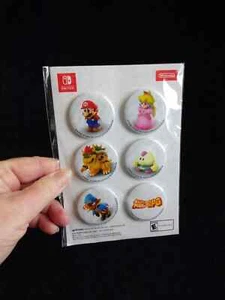 Super Mario RPG Button Pin Set GameStop Nintendo Switch Exclusive Collectible - Picture 1 of 3