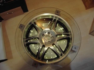Glas Couchtisch SUV Felge Einzelstück - Bild 1 von 2