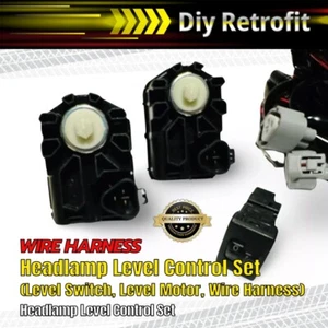 Headlamp Level Control Set (Level Switch, Level Motor, Wire harness) - Picture 1 of 7