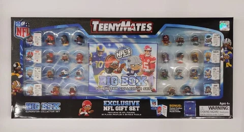 NFL TeenyMates 2022 Football Big Box Superstar Collector Set NEW 💎💎💎 Cover