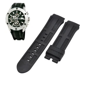 Chrono Bike F16526-6 22mm Black Rubber Strap For Festina - Picture 1 of 7