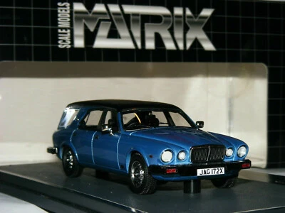 Jaguar XJ6 Serien III Estate Ladbroke Avon 1980 Blau Matrix MX41001-072 1:43 - Bild 1 von 4