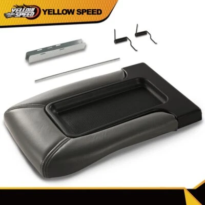 Center Console Fit For 1999-2007 Chevy Silverado GM Part Lid Arm Rest Latch  - Image 1 of 4