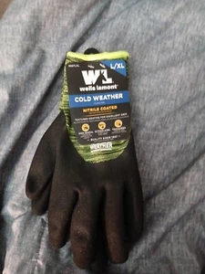 Wells Lamont Cold Weather Nitrile Coated Gloves--- Size L--XL - Picture 1 of 2