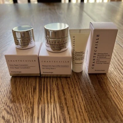 Chantecaille Stress Repair Concentrate BioLifting mask Rice Foaming cleanser NEW - Изображение 1 из 4