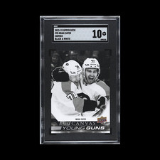 Noah Cates 2022-23 Upper Deck Young Guns Black Canvas #C95 SGC 10 Gem Mint