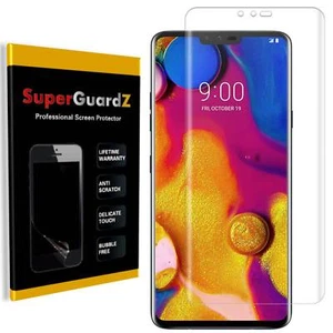 2X SuperGuardZ Clear FULL COVER Screen Protector Guard Shield For LG V40 ThinQ - Picture 1 of 8