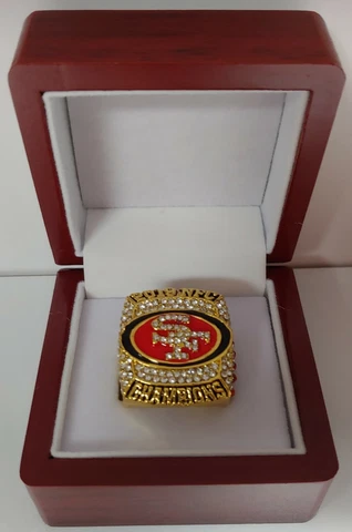 Jimmy Garoppolo - 2019 San Francisco 49ers NFC Championship Ring With Wooden Box Cover