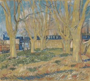 VINCENT VAN GOGH Art Poster or Canvas Print "Le Train Bleu" The Blue Train - Picture 1 of 1