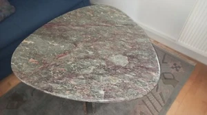 Couchtisch Marmor höhenverstellbar, sehr  ordendlicher Zustand - Bild 1 von 3