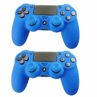 Soft Silicone Cover Skin Rubber Grip Case for SONY PlayStation 4 /Slim/ Pro - Image 1 of 4