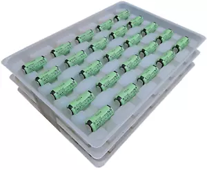 NEW FULL CASE OF 75x PANASONIC INDUSTRIAL LITHIUM BATTERIES CR-2/3AZ WITH TABS - Picture 1 of 4
