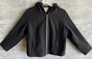 Vintage Y2K Rubbish Black Wool Full Zip Hooded Jacket Bella Swan Twilight Size L - Bild 1 von 6