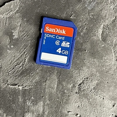 SanDisk SDHC 4GB Memory Card Class 4 SD Memory Card - Image 1 of 3
