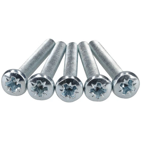 R-TECH 337048 Pozidriv Testa Tonda Macchina Viti BZP M5 6mm - Confezione Di 100 - Immagine 1 di 1