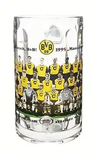 Brinkhoffs Bier Glas Bierglas BVB Borussia Dortmund 1995 Mannschaft des Jahres - Bild 1 von 2