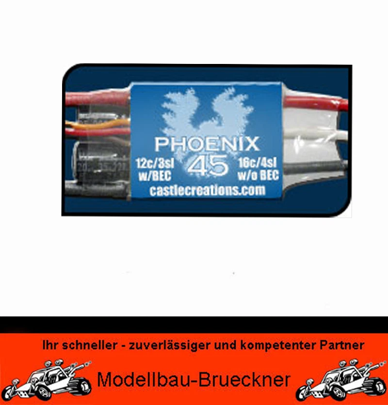CC Phoenix 45 Regler f. bürstenlose Motoren Twister Jet Multiplex 289010 - Bild 1 von 1