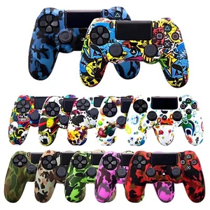 Anti-Slip Silicone Controller Case Grip Cap Cover for PlayStation 4 PS4 Slim Pro - Picture 1 of 27