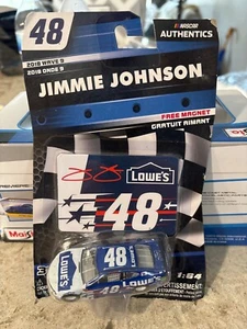 Jimmie Johnson Lowes Patriotic NASCAR Authentics 2018 Wave 9 1/64 Diecast New - Picture 1 of 1