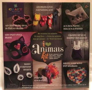 CRAFT TASTIC ~ KIT I LOVE ANIMALS ~ Make 'N Play - Imagen 1 de 1
