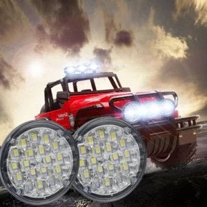 2X 12V 18LED Round Car Fog Lamp Driving DRL Daytime Running Bright White Li.h3 - Picture 1 of 12