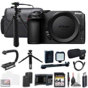 Nikon Z30 (Body) + Mic + 64GB + Extra Battery+ LED Flash- ULTIMATE Kit - Picture 1 of 12