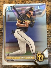 2022 Bowman Chrome Prospects #BCP-108 James Wood 1st Bowman Card Nationals