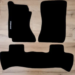 Alfombrillas coche terciopelo para Daihatsu Terios 1997 2005 alfombra negra impermeable 3 un. - Imagen 1 de 7