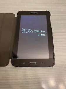 Schwarzes 7 Zoll Tablet SAMSUNG GALAXY Tab 3 Lite SM-T110, 8 GB, Android-System - Bild 1 von 9