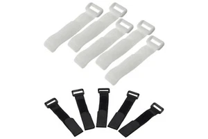 5er Pack Klettbänder Klettband Kabelbinder Kabelbefestigung Nylon bis 15kg - Bild 1 von 25