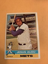 #468 Jesus Alou New York Mets￼￼ 1976 Topps Baseball Card Cb22 New York Mets
