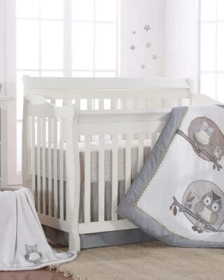 Juego de ropa de cama para cuna Levtex Baby Treehouse de 5 piezas de Homthreads incluye manta ++Nuevo Foto 1 de 4