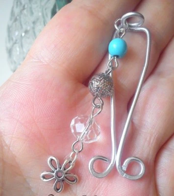 Handgefertigter intimer sexy Klitoris Clip & Brustwarzenring Schmuck Körper Set ohne Piercing  - Bild 1 von 4